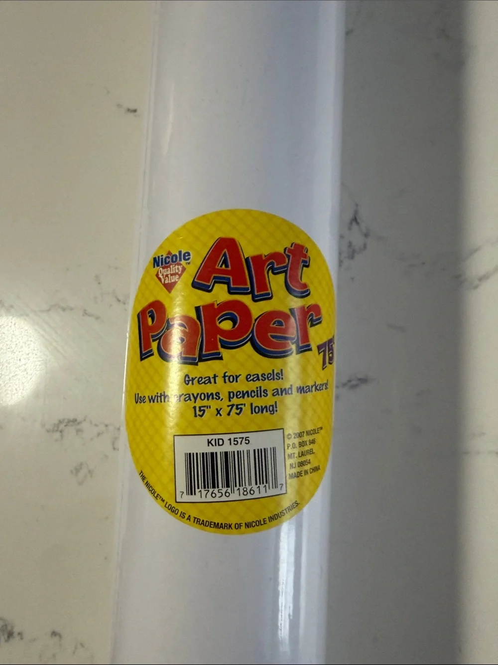 White Art Paper Roll - Party & Craft Paper